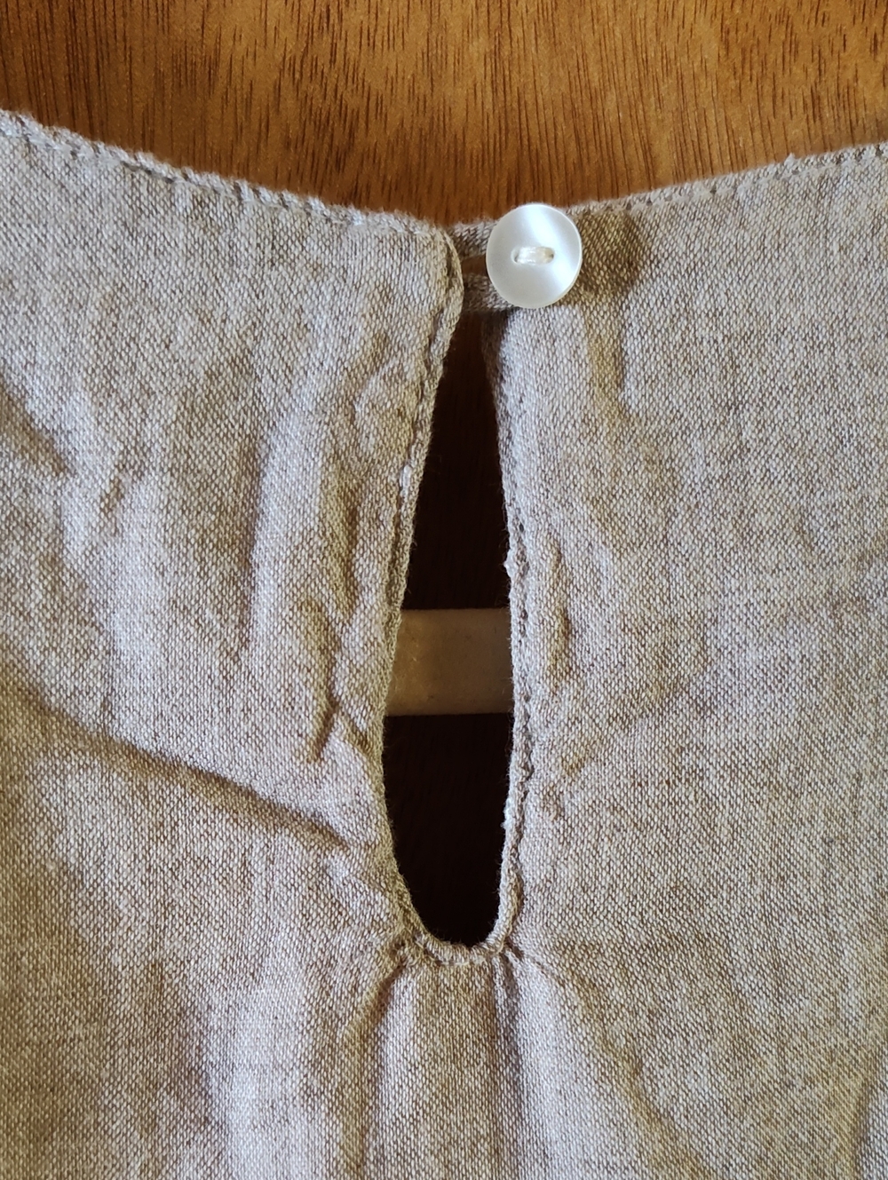 Krazy Kat Embroidered Top Oatmeal Cream Lace Ruffle Sleeveless Cotton India Med - Picture 11 of 13